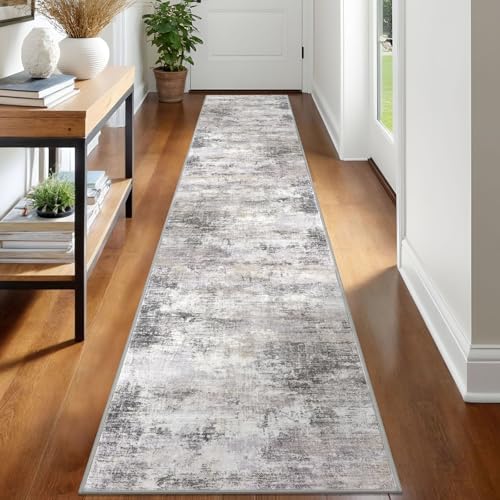 IOHOUZE Abstract Runner Rug 2x12 Ft Washable Runners for