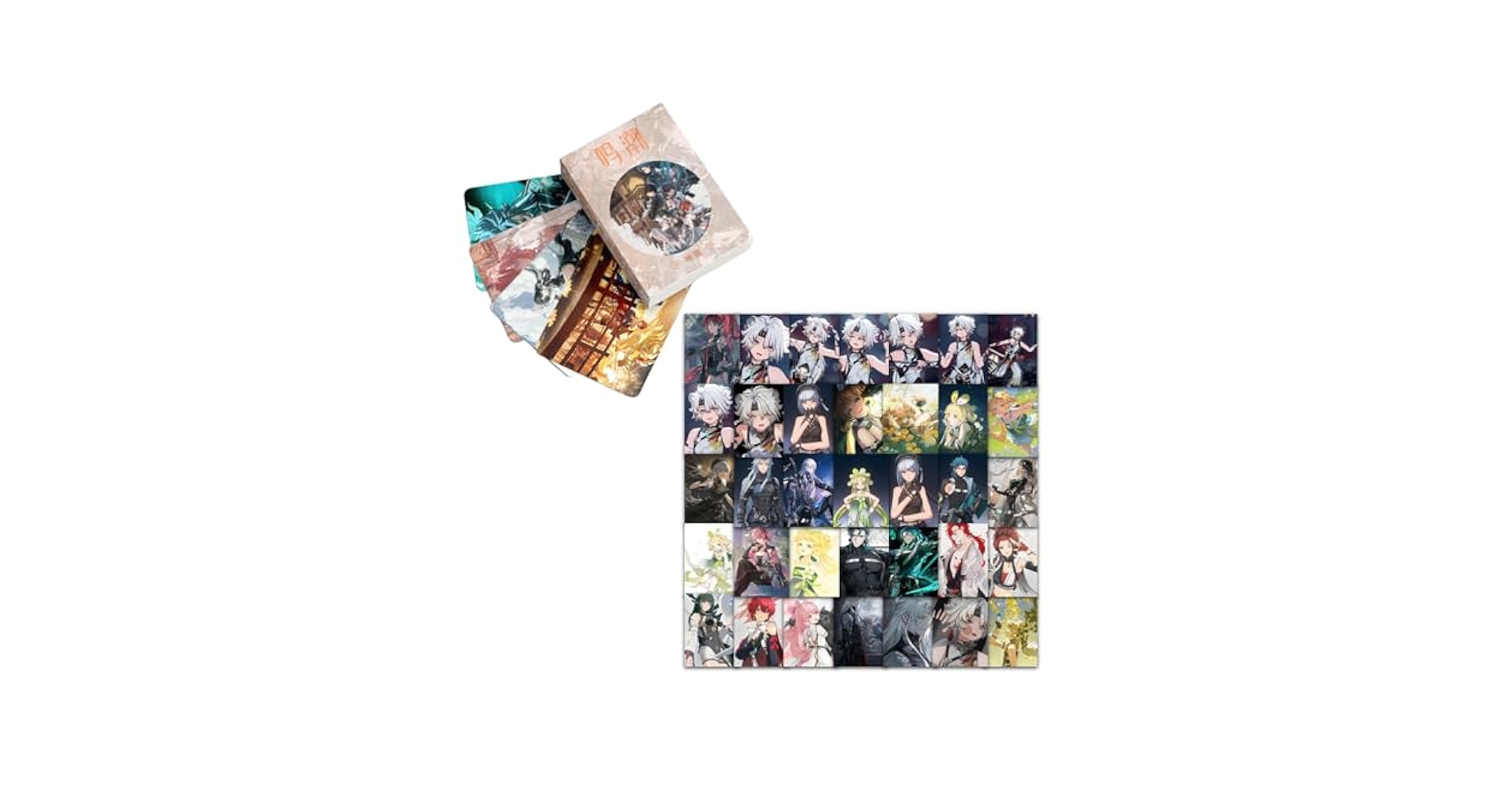 ♡ トレカ50枚セット Amazon.co.jp: SHINHA 鳴潮 50枚トレカ+62枚シール LOMOカード