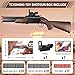 Tcxomino Double Barrel Toy Shotgun for Age 8-13+ Years Old Boys, Two Modes Realistic Shell Ejecting Toy Gun with Sight, 40 Soft Bullets & 12 Shells, Ideal Halloween for Kids Adults