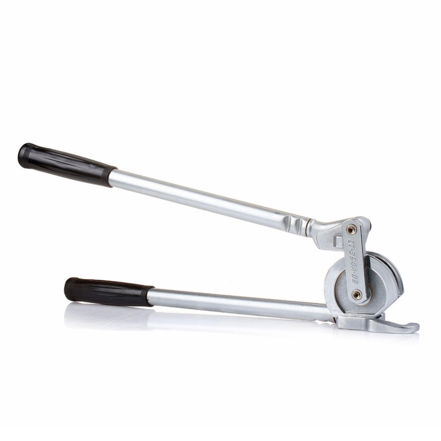 Flexzion Rohrbieger Ø 12mm Handrohrbieger 0-180 Grad Rohrbiegerzange Handbiegemaschine Rohrbiegegerät Rohrbiegewerkzeug mit Rutschfester Griff für 1/2 Zoll Dicke Rohr für Kupfer Messing Aluminium