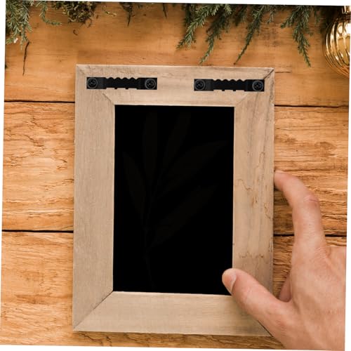 Image of KALLORY 100pcs Metal Photo Frame Hanging Hangers Kit Canvas Hanger Screws Frame for Wall Decor