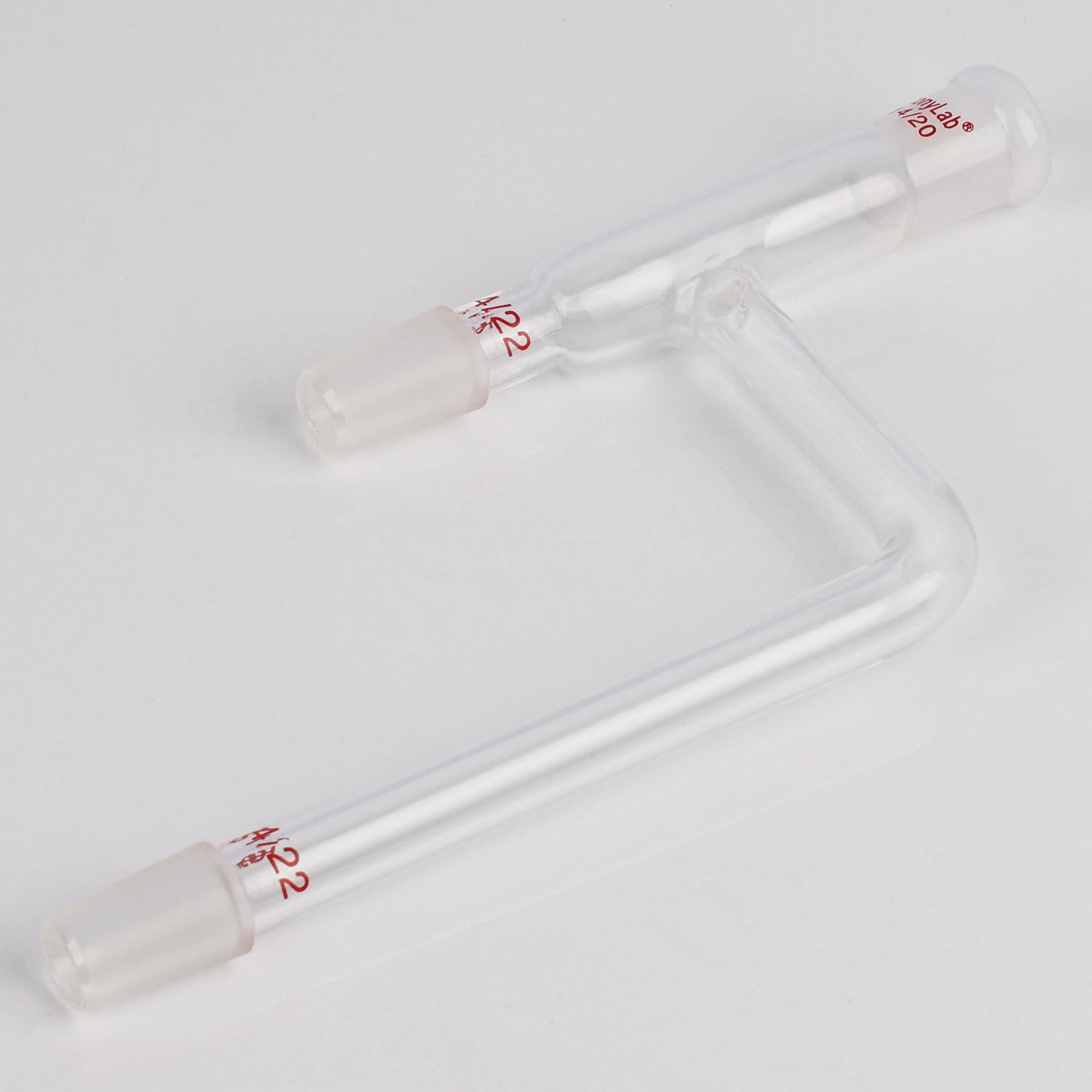 Adaptateur Test Humidité Verre Borosilicate - Laboratoire Distillation - Joints 24/40