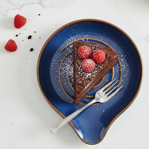 Ceramic Spoon Rest for Kitchen with Spiral Design, Heat-Resistant Utensil Holder for Spoons, Tongs, and Spatulas - Dishwasher Safe - Image 6