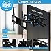 C-MOUNTS Full Motion TV Wall Mount Bracket with Articulating Dual Arm Swivel and Tilt fit 26 to 65 Inch Flat Screen TVs,Max VESA 400X400 and 110lbs,Fits up to 16
