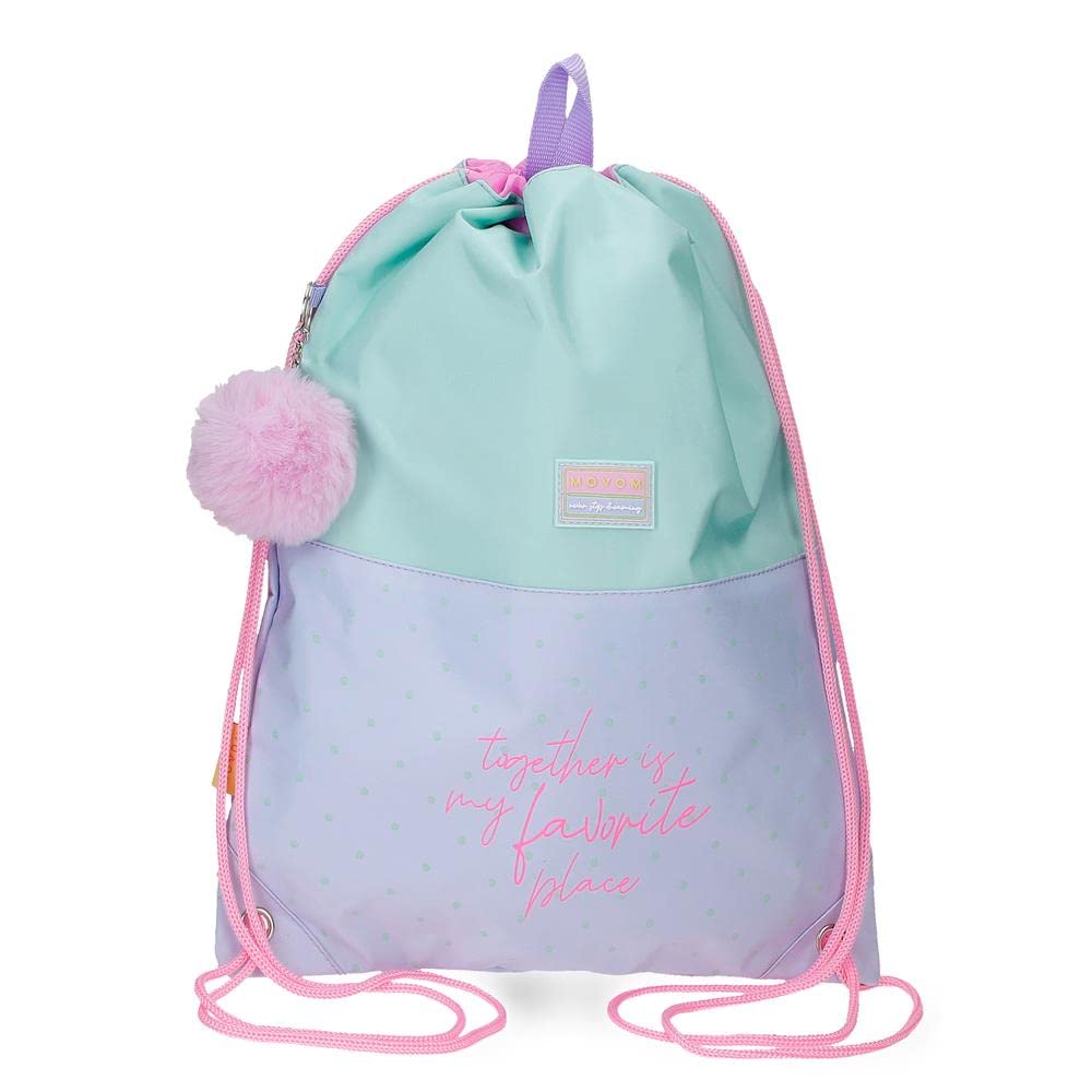 MOVOM My Favourite place mochila Saco Multicolor 32x42 cms Poliéster