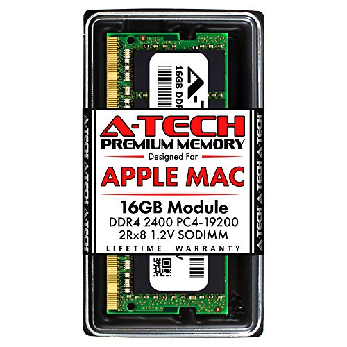 Image of A-Tech Components 16GB RAM for Apple iMac 2017 (27 inch Retina 5K & 21.5 inch Retina 4K) | DDR4 2400MHz SODIMM PC4-19200 2Rx8 1.2V 260-Pin SO-DIMM Memory Upgrade Module