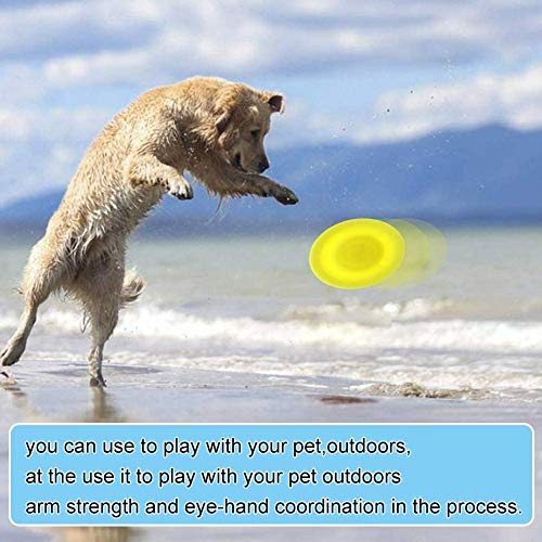 JUHONNZ Mini Frisbee,6er Pack Mini Flugscheibe Silikon Wurfscheiben Flugscheibe Spiele Fliegt Uber 60 Meter für Erwachsene Kinder Oder Hunde Frisbeesport 6 Farben - Image 3