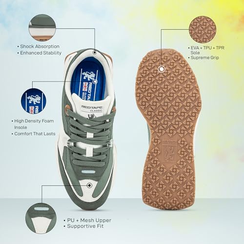 Image of Red Tape Mens Rsl0622 Lifestyle Sneakers