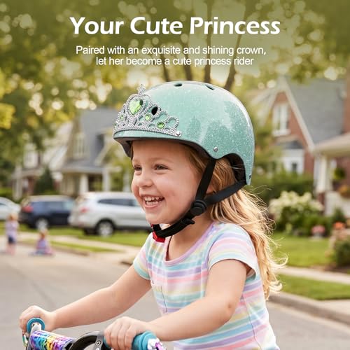 Image of Odoland Kids Bike Helmet for Boy Girl Age 3-8 for Cycling, Scooter, Skating