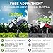 InnoGear Solar Lights Outdoor Waterproof Solar Garden Light for Outside Yard Landscape Lighting Pathway Spot Lights Spotlight Wall Light Auto On/Off, Pack of 2 (White)