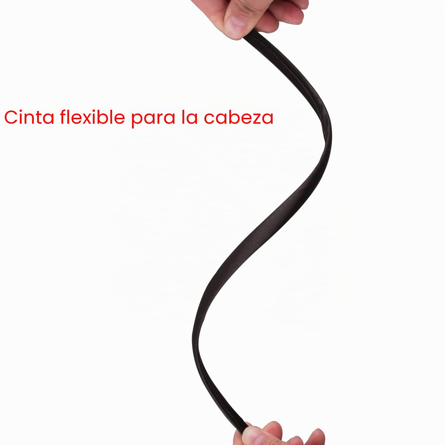 Duufin 50 Piezas Diademas 1cm Negras Diademas de Pelo Diademas de Satén para Niña Mujer