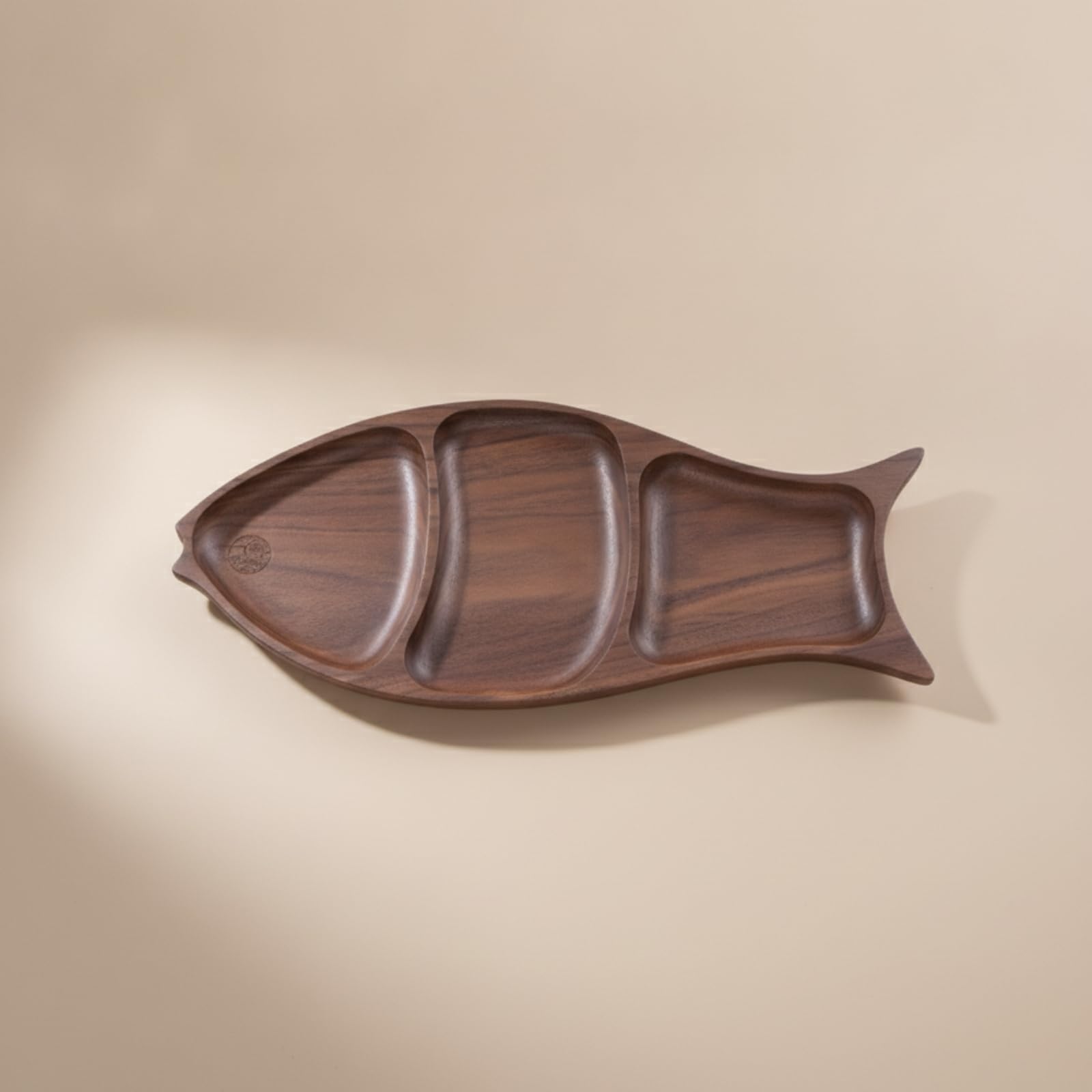 Plateau en Bois Compartimenté, Style to 2, 35 × 16 × 2 Cm
