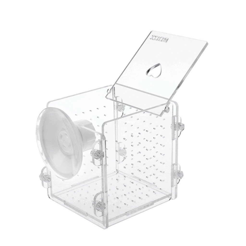 NEWFT Fish Separation Breeder Box Acrylic Fish for Breeding Isolation Boxes Aquarium Hatchery Incubator