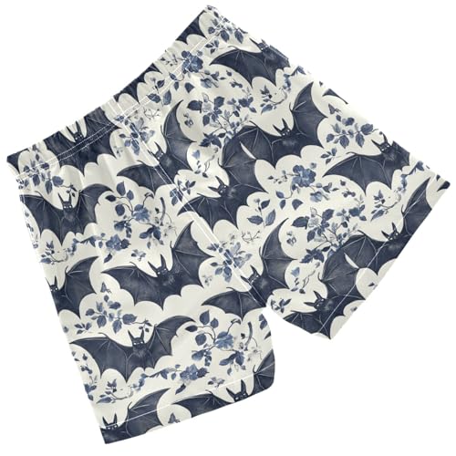 Pigsaly Boys' Swim Board Shorts Flowers Bat Bird Boy's Swim Trunks Kids Swimwear 2T2