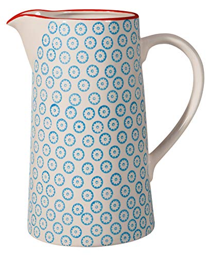 Bloomingville Krug Emma Retro Kanne Milch Vintage Wasser-Karaffe ø...