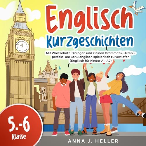 『Englisch Kurzgeschichten für die 5.–6. Klasse』のカバーアート