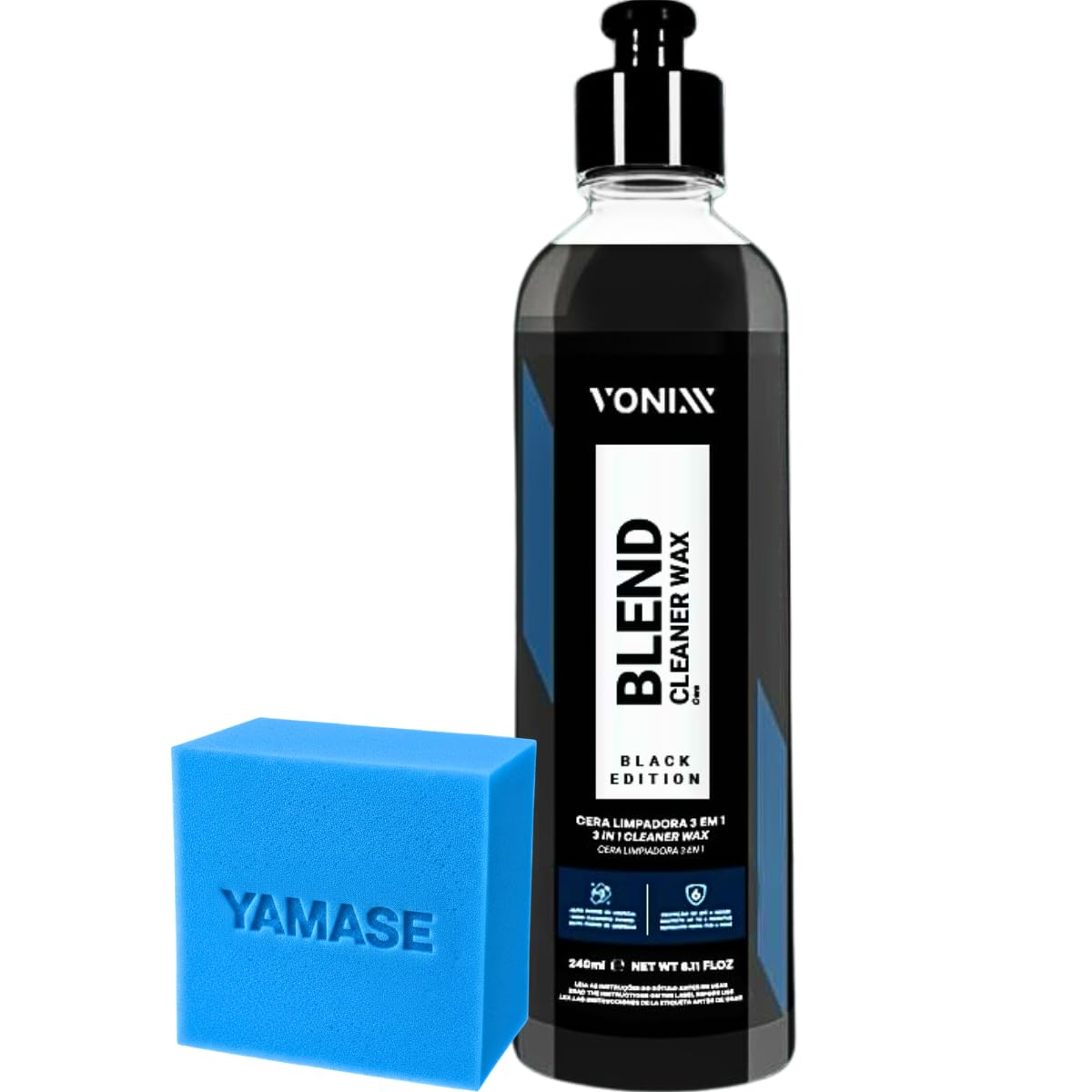 Blend Vonixx Cera Automotiva de Carnaúba Tira Riscos 240ml