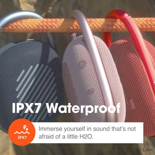 JBL Clip 4, verde – Alto-falante portátil Bluetooth 5.1 – Até 10 horas de reprodução – à prova d'água e resistente a poeira – Inclui alto-falante com cancelamento de ruído e... glide