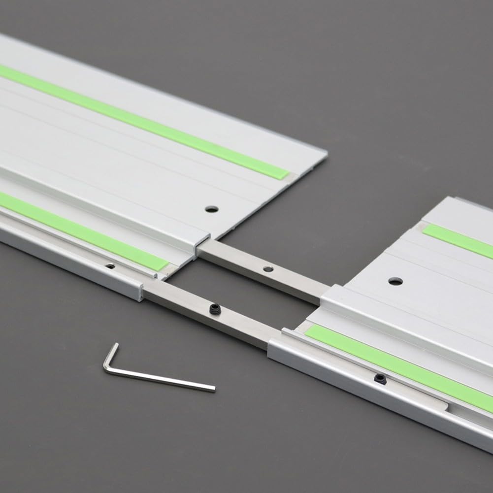 Kit d'accessoires de connecteur de rail de guidage 71358 pour scie à rail de scie à long coupe, solution en acier inoxydable pour une coupe sans couture