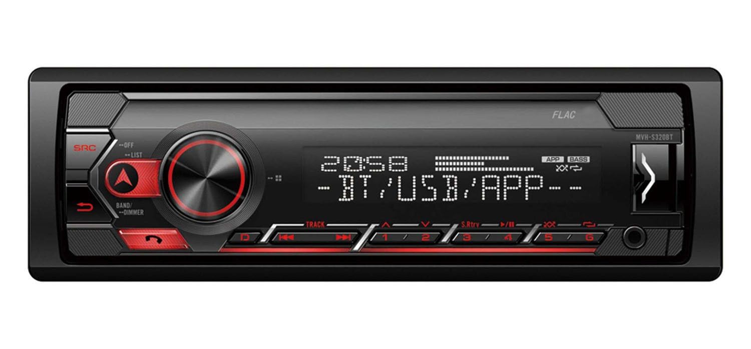 Autoradio Einbaupaket für Pioneer MVH-S320BT für Audi A4 B5, Chorus Kassette | Bluetooth USB