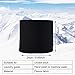 Winter Neck Gaiter Face Mask Men & Women (Black) Windproof Fleece Thermal Ski Tube Scarf for Cold Weather,Thick Neck Warmer (M)