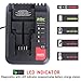 Elefly 20V Battery Charger PCC692L Compatible with Porter Cable 20V Lithium Battery PCC680L PCC685LP and Compatible with Black Decker 20V Battery LBXR20 LB2X4020