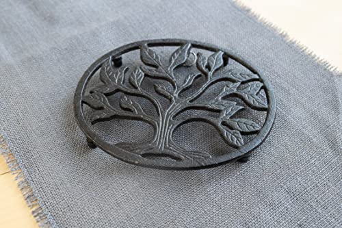 Gasaré TRIVET - CAST IRON - TREE ROOTS OVAL Cast Iron Trivet, Metal Trivet thumb #7