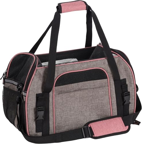 Sac transport chat Flamingo Xandor en polyester résistant coloris taupe - 2