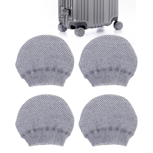 Protège-Roues Pour Valise - Lot de 4 Protections pour Roues de Valise Cabine,Réduction Du Bruit Accessoires De Voyage Professionnel Et Déplacements...