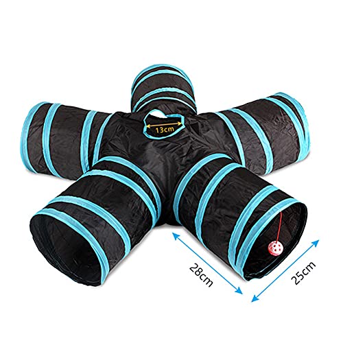 FuMeiJiaJiaJu Draagbare Kattenspeelgoed Inklapbare Tunnel Kitten Interactief Spel Speelgoed Duurzame Hondenbuis… - Image 6