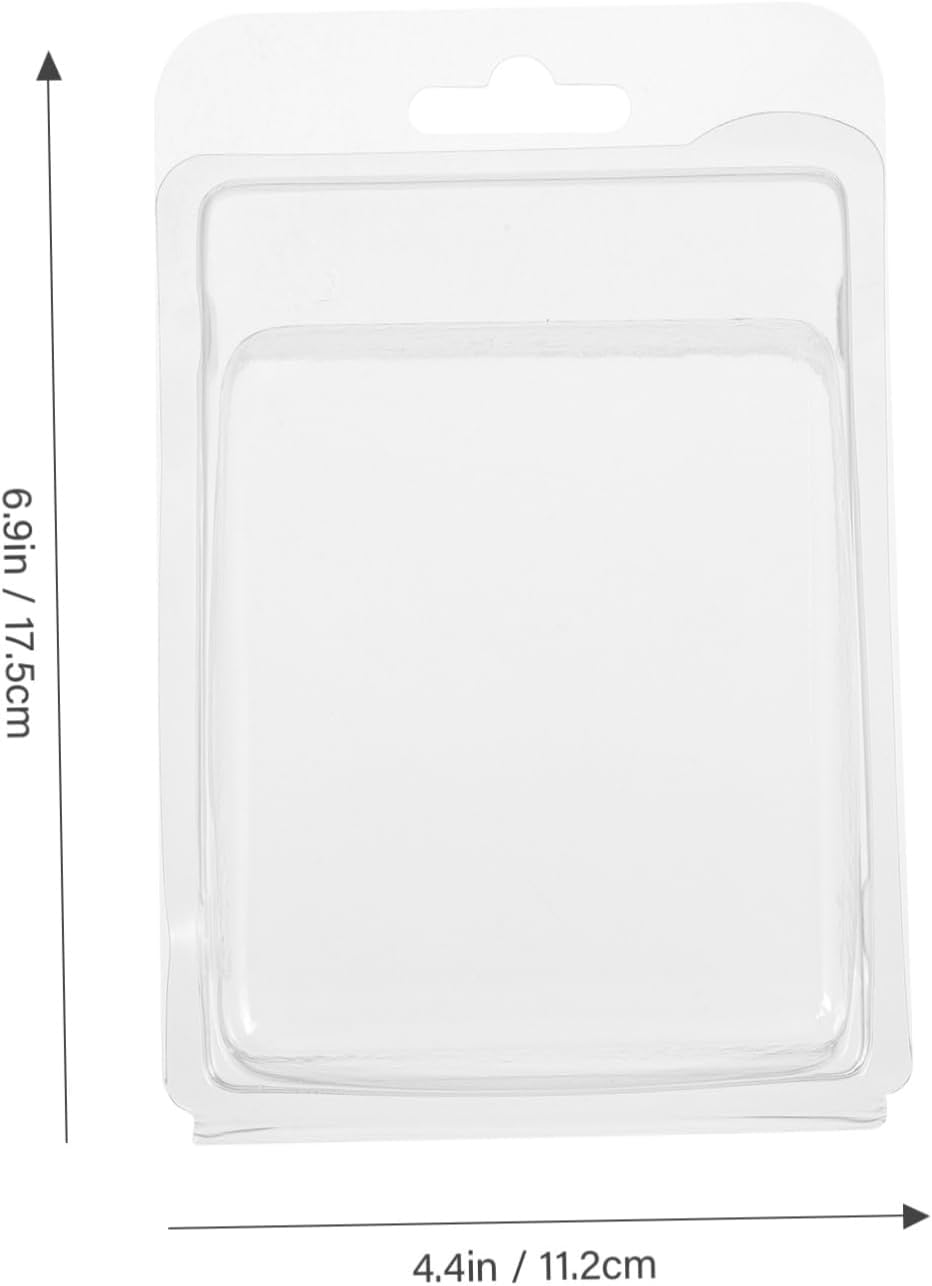 20pcs White PET Candle Mold Containers for Soap Making