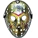 Boolavard Horror Halloween Costume Hockey Mask Party Puntelli Cosplay Maschera (Oro)