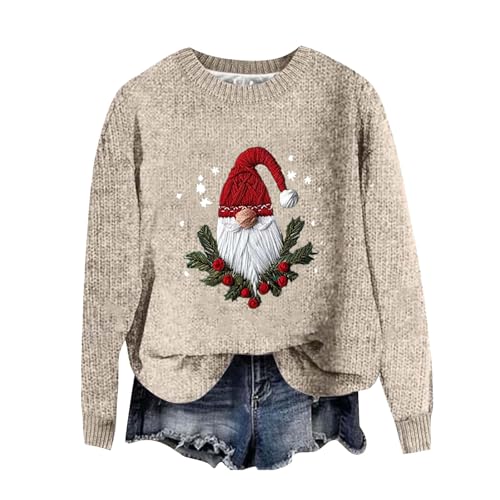 Generisch Tannenbaum Kostüm Damen Weihnachten Strickpullover Nikolaus...