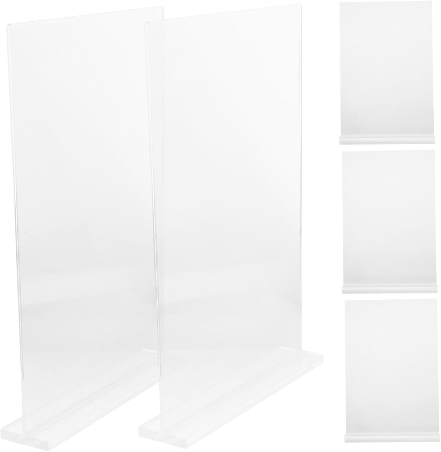 Multi-Purpose Sign Display Stand 5pcs A4 Menu Holders Easy Installation Hotel-Ready