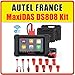 Produktbild Autel France Autel MaxiDas DS808 + Adapter-Set OBD2  Diagnosekoffer Pro Multi-Marken  Modell mit Garantie Lesen / Löschen von Fehlern Reset Wartung Injektoren FAP