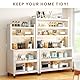 MAGIC SELECT Küchenschrank mit Rädern, Aufbewahrungsschrank für Zuhause, Mikrowellenschrank mit Türen, Organizer für Zuhause, Badezimmer, Wohnzimmer, Schlafzimmer. (5 Regale/162,5x100x40 cm)