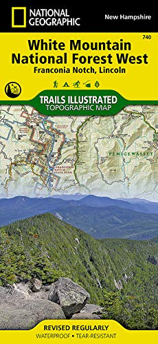 White Mountain National Forest West [Franconia Notch, Lincoln] (National Geographic Trails Illustrated Map, 740)