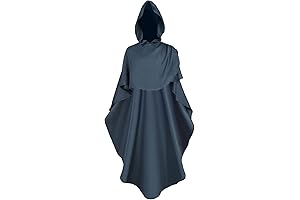 Elegant Gothic Women's Cloak with Hood: Enhance Your Medieval Fantasy