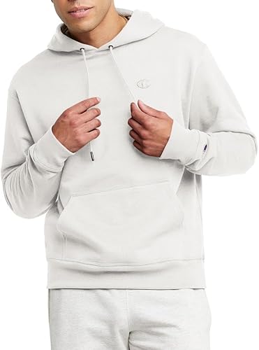 Champion Powerblend - Sudadera con capucha para hombre, con logotipo icónico C (reg. o grande y alto)