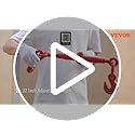 VEVOR Chain and Binder Kit 3/8in-1/2in, G80 Chains Ratchet Load Binders 9215lbs Working Strength, Ratchet Binders and Chains, 3/8in x 10ft G80 Chains, for Truck, Tie Down, Hauling, Towing