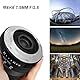 Meike 7,5 mm f2,8 Ultra Wide Circular Fisheye Objektiv Manueller Fokus APS-C Objektiv kompatibel mit Fujifilm X Mount spiegellose Kamera X-T3 X-H1 X-Pro2 X-E3 X-T1 X-T2 X-T4 X-T10 X-T20 X-T200 X-A2