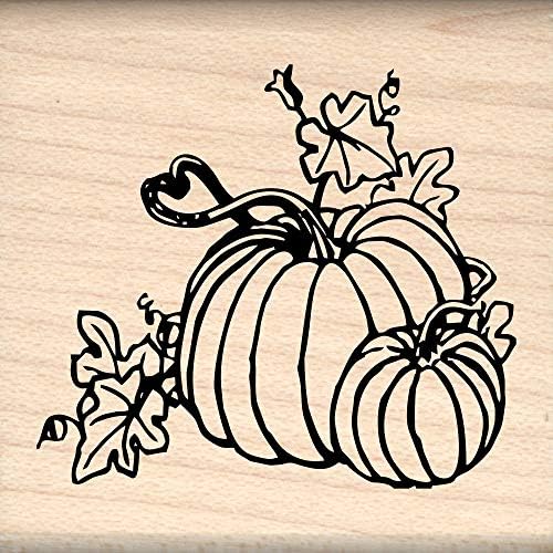 Stamps by Impression Pumpkins Autumn, Fall, Halloween Rubber Stamp
