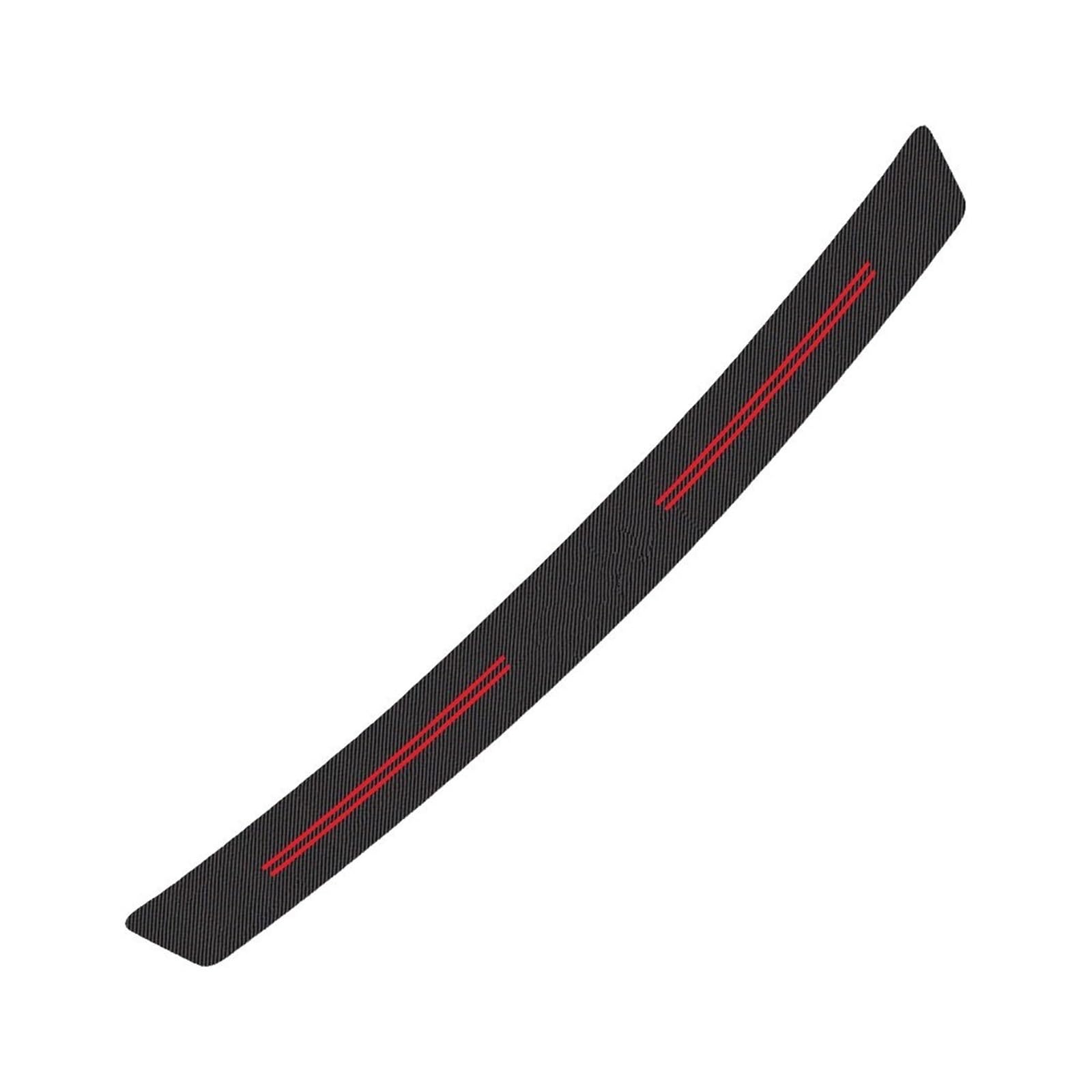 Tira Protectora de Parachoques Pegatinas Decorativas para protección calcomanía Protectora de Fibra Carbono para Cubierta Pedal Parachoques Trasero Coche para Peugeot 208