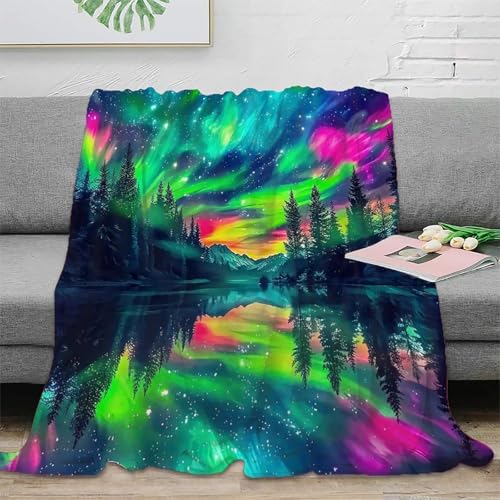 Couverture 3D jungle haut de gamme en microfibre douce