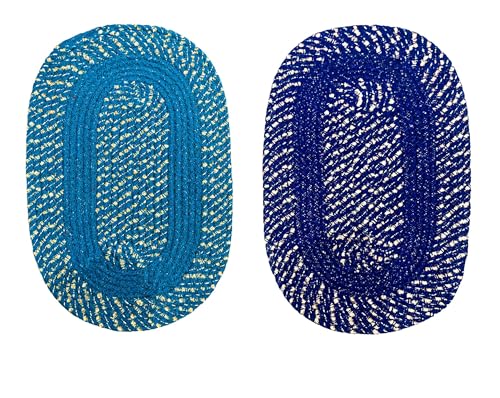 Image of Cotton Outoor Doormat |Handmade Cotton Doormat | Quick Dry, Washable Door Mat for Home, Bathroom & Bedroom (33X53 CM)