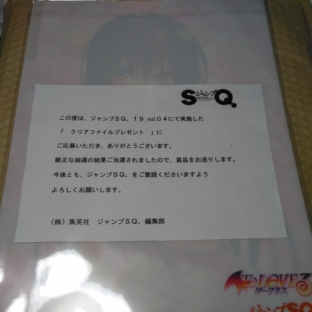 Amazon.co.jp: To LOVEる ダークネス古手川唯 3POCKETS透視ファイル 