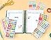 Paper House Productions SET-0008 Functional Icons Planner Sticker Bundle-Includes 28 Sheets 7 Themes Over 1200 Stickers