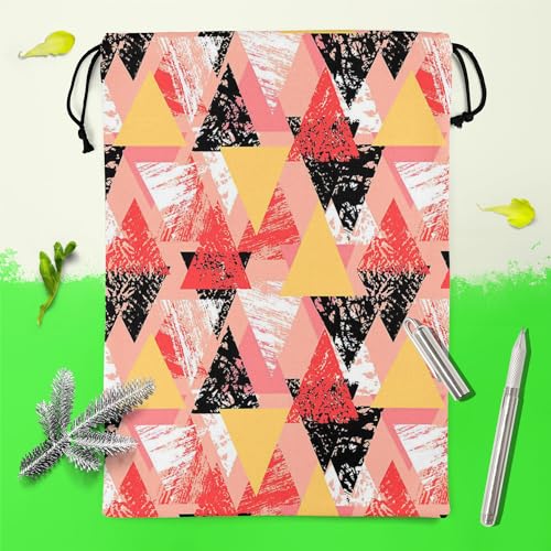 Image of ArtzFolio Geometrical Behaviour D5 | Reusable Sack Bag | Bag for Gym, Storage, Vegetable & Travel