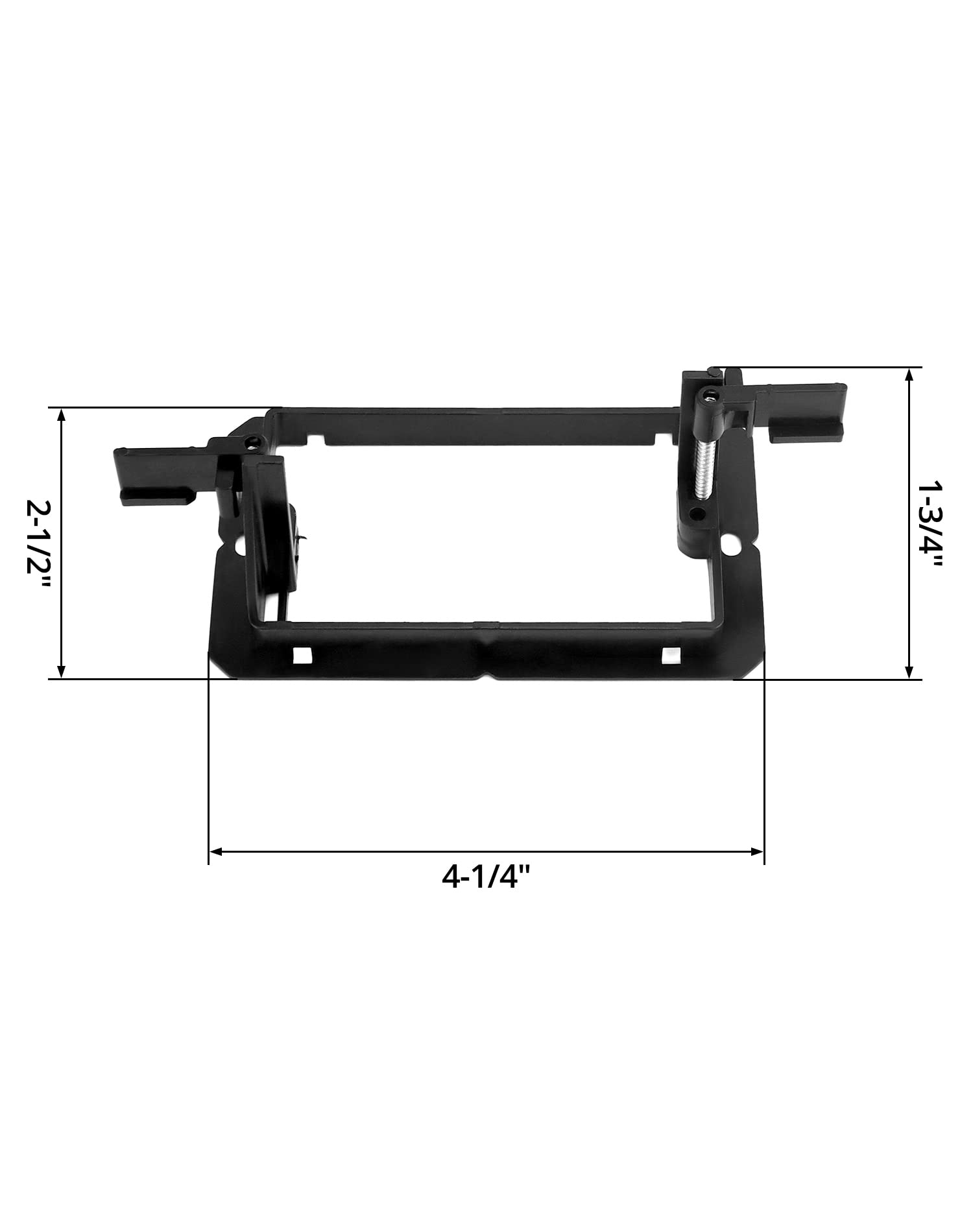QWORK Low Voltage Mounting Bracket, 50 Pack 1 Gang Single Gang Drywall Mounting Wall Plate Bracket for Telephone Wires, Network Cables — Amazon image 6
