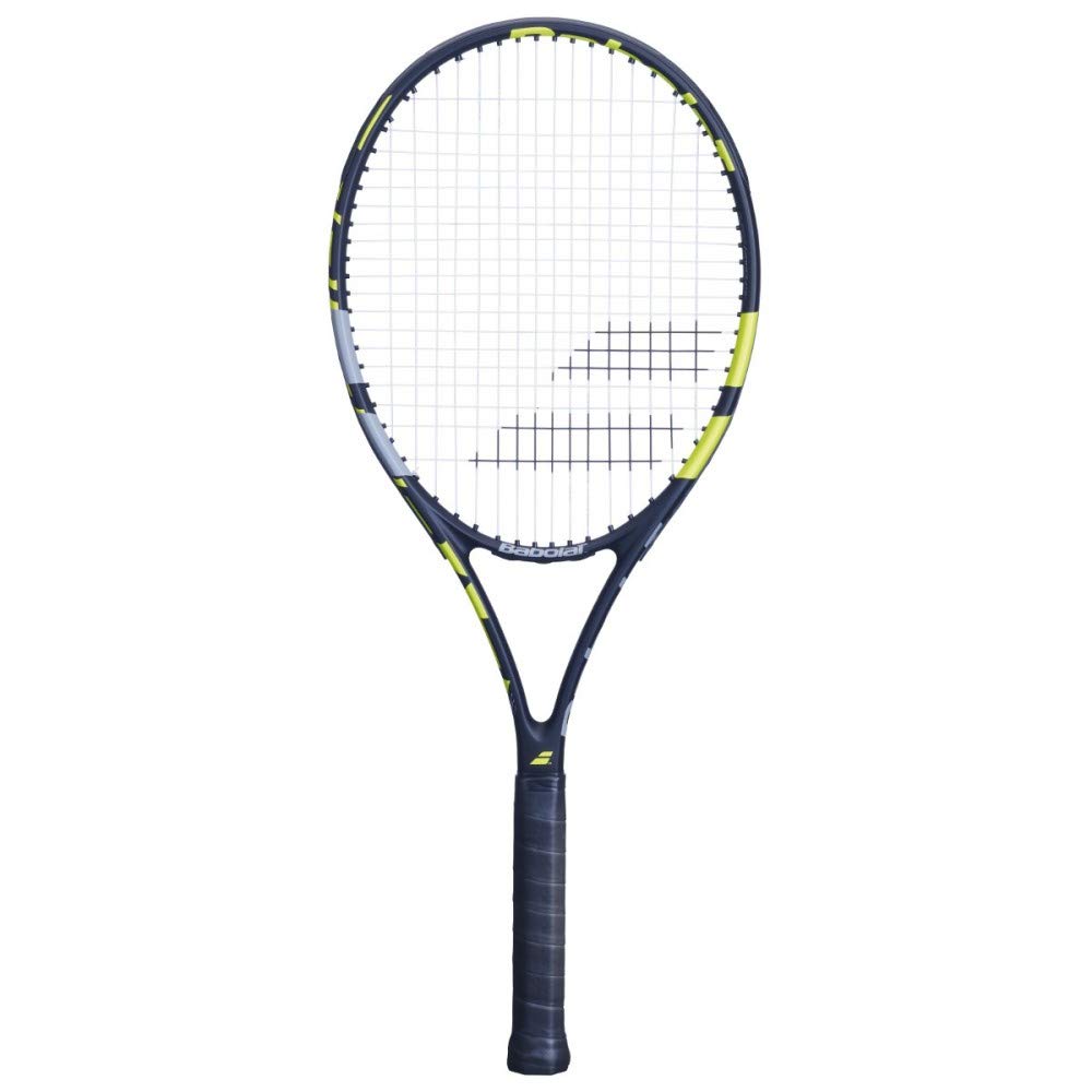 BABOLAT Evoke 102 Strung Racquet, Adults Unisex, Yellow Black White (Multicoloured), 3